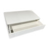 Cassettiera interna 3 cassetti bianca 87,3x51x48,5 cm cucina