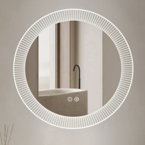 Specchio Smart rotondo 60 cm anti-appannamento - Design moderno