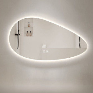 Specchio Smart ovale LED anti-appannamento 60x90 cm