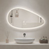 Specchio Smart ovale LED anti-appannamento 60x90 cm