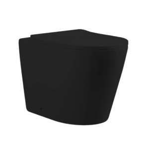 WC a pavimento nero opaco 36x56x40 cm - Arredo bagno moderno