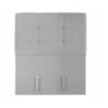 Testiera letto Nova 80x110 cm ecopelle tortora moderna singolo