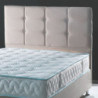 Testiera letto Nova 120x8x110H ecopelle tortora - Singolo