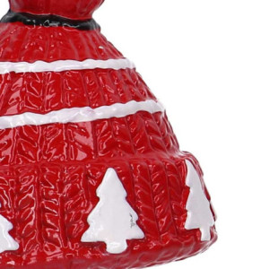 Zoom Set di 6 Addobbi per albero plastica cappello rosso cm 7x7 h9