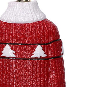 Zoom Set di 6 Addobbi per albero plastica maglione rosso cm h9,2X7