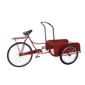 Bicicletta Metallo Rosso 187x79x95 cm Decorazione Natale