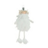 Set 2 Bambine Angelo Corona 11x6x28 cm Decorazioni Natale