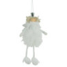 Set 2 Bambine Angelo Corona 11x6x28 cm Decorazioni Natale