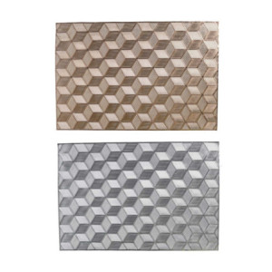Set 12 tovagliette plastica rettangolari colori assortiti 30x45 cm
