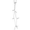 Set 4 Luci Filo 20 Micro LED Bianco Caldo a Batteria 1,9m