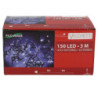 Set 2 Luci Filo 150 LED Bianco Freddo 3m Fissa Esterno Natale