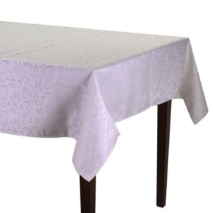 Set di 2 Tovaglie Jacquard Finlandia Bianco 140x140 cm