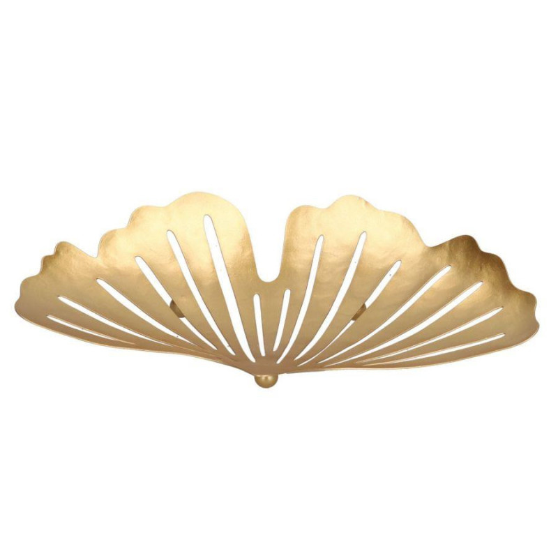 Set di 2 Portacandele Metallo Oro 25x17x4 cm Design Moderno
