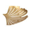 Set di 2 Portacandele Metallo Oro 25x17x4 cm Design Moderno