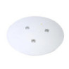 Base Albero Metallo Bianco Ø60x8 cm Natale