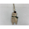 Set 12 Gatti Legno Naturale 5x0,5x22,5 cm Decorazione Casa
