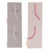 Set 8 Gnomi Legno 2 Colori Assortiti 5x0,3x11 cm Decorazione