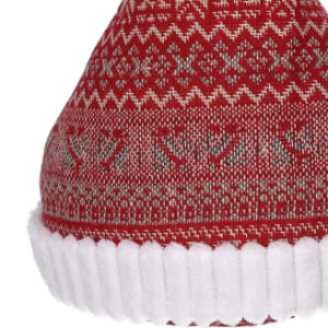 Zoom Set di 2 Fermaporta tessuto cappello rosso cm 17x13h23