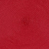 Set 6 tovagliette plastica rosso tonde Ø38 cm tavola elegante