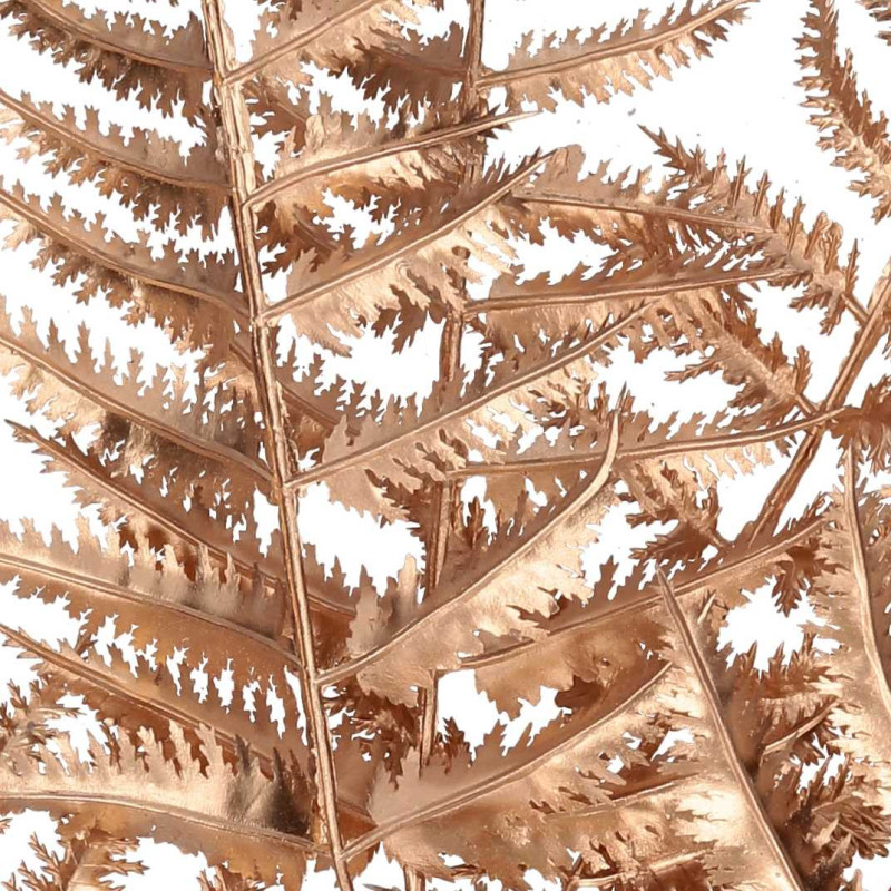 Set di 6 Rami Plastica Felce Oro 70 cm Decorazione Casa