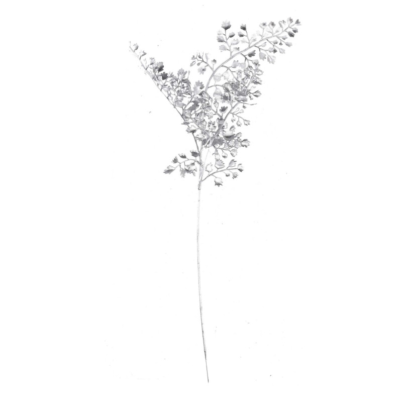 Set di 24 Rami Plastica Argento 42 cm Decorazione Casa e Feste