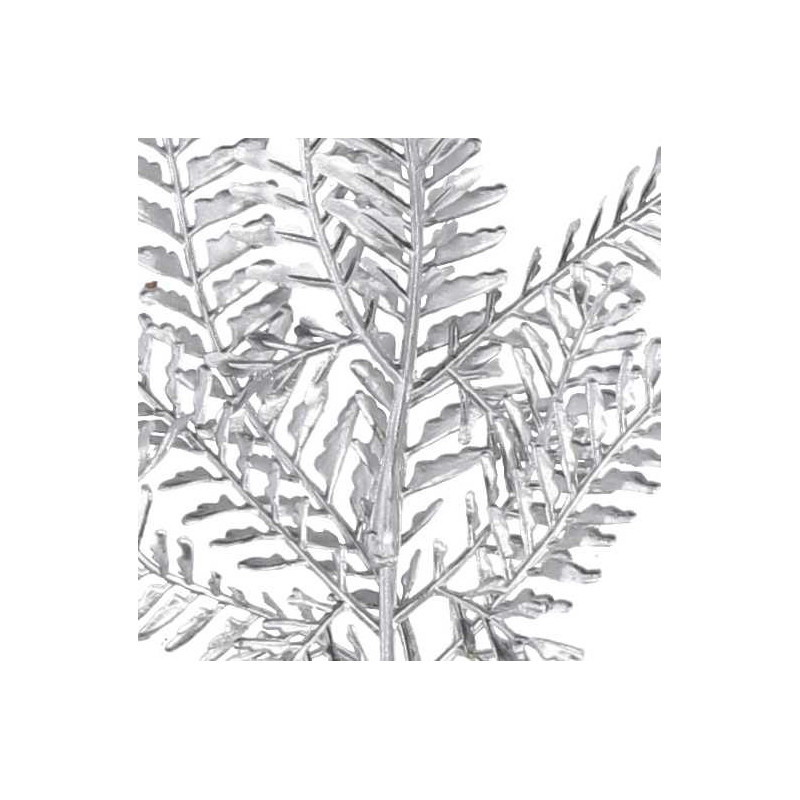 Set di 24 Rami Plastica Argento 41 cm Decorazione Casa e Feste