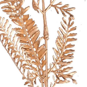 Zoom Set di 24 Rami plastica oro cm 41