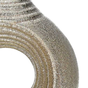 Zoom Set di 4 Vasi ceramica champagne tondo cm 10,5x5,5h14