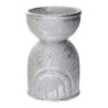 Set Di 2 Vasi Ceramica Arcobaleno Argento Tondo Cm Ø11,5H18,