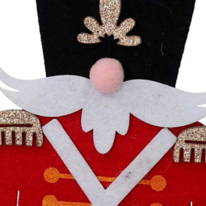 Zoom Set di 4 Ghirlande rattan soldatino rosso cm 21,5x3x22