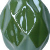 Set di 8 Sfere Ceramica Goccia Verde Ø6x11 cm Natale