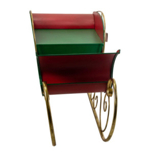 Zoom Slitta metallo verde e rosso cm 172,7x68,5h80,6