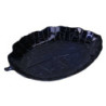 Set di 3 Svuotatasche Plastica Foglia Blu Design Moderno