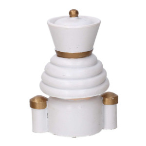 Zoom Set di 2 Soldatini resina busto bianco cm 10,5x8,5h16