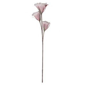 Fiore Artificiale Rosa Rosa H98 cm Decorazione Casa e Natale