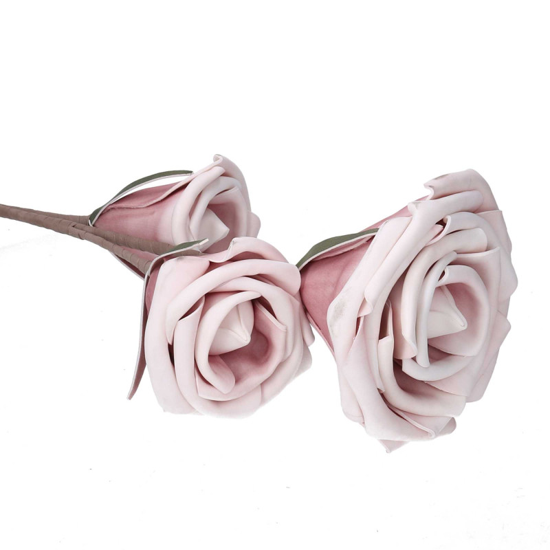 Fiore Artificiale Rosa Rosa H98 cm Decorazione Casa e Natale