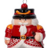 Set di 6 Soldatini Ceramica con Spada Rosso 5x4x7 cm Natale