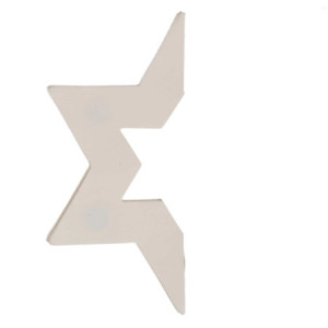 Zoom Set di 6 Stelle carta a nido d'ape avorio cm ø14h15