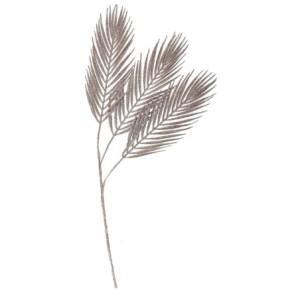 Set di 6 Rami Plastica Foglie Oro 80 cm Decorazione Casa