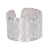 Set 4 Portatovaglioli Metallo Argento 6 pezzi Tavola Elegante