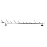 Set 2 Rami Espositore Metallo Nero 100x14x10 cm Decorazione