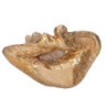 Set di 2 Statue Resina Scimmia Seduta Oro 18 cm Decorazione