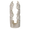 Portabicchiere Metallo Farfalla Crema Ø8x13,5 cm – Design raffinato casa