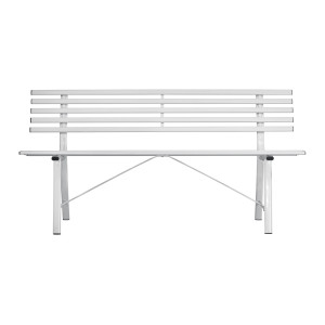 Panchina Gallipoli Moia ferro avorio elegante da esterno