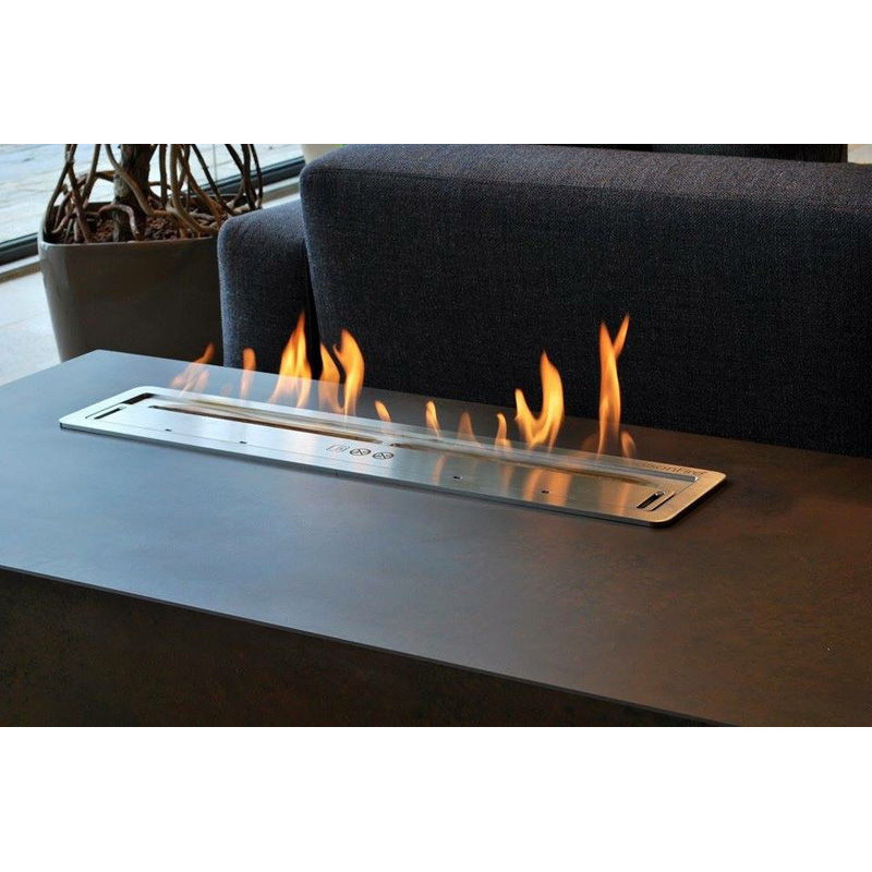 Bruciatore a bioetanolo da incasso 80cm per camini moderni