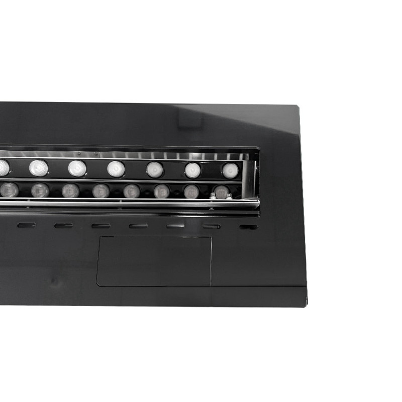 Camino elettrico a vapore 3D da incasso 75cm Pro Line