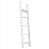 Mensola a scala bianca 189x45x29 cm per fiori e arredo casa