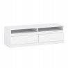 Mobile TV Bianco 120 cm moderno per soggiorno - Levante Shop