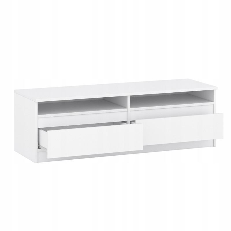 Mobile TV Bianco 120 cm moderno per soggiorno - Levante Shop