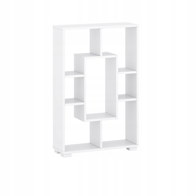Mensola da Terra a Parete 90x60x20 cm Bianco Opaco Moderna